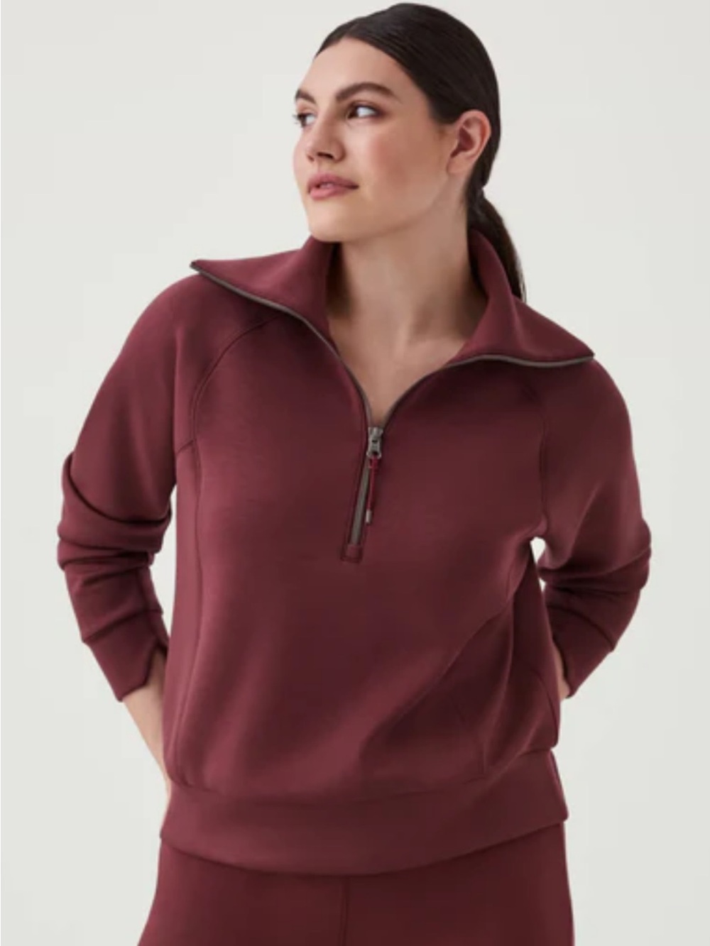 SPANX AirEssentials Half-Zip Sweatshirt